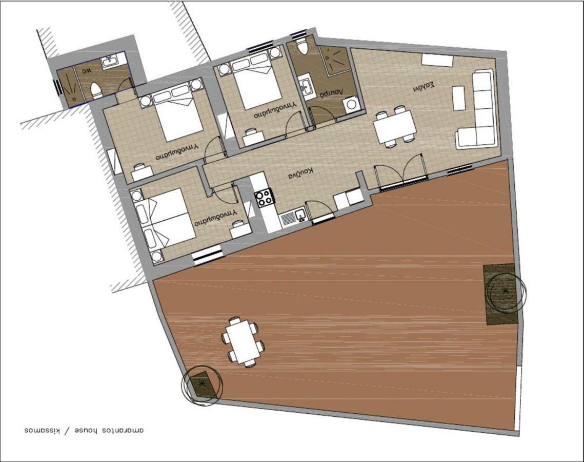 Villa Amarantos House Kíssamos Esterno foto